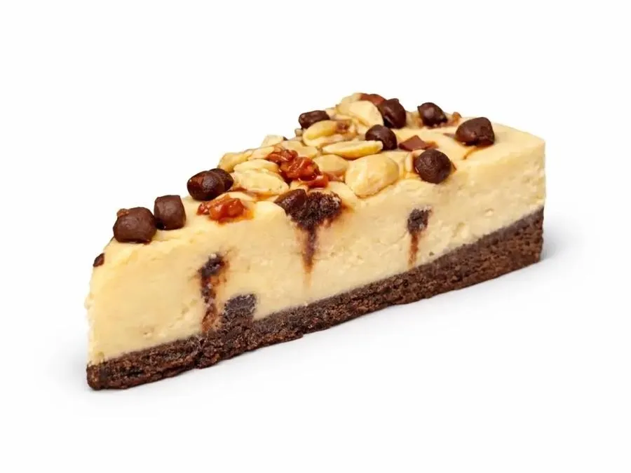 Чизкейк карамельный с арахисом 
